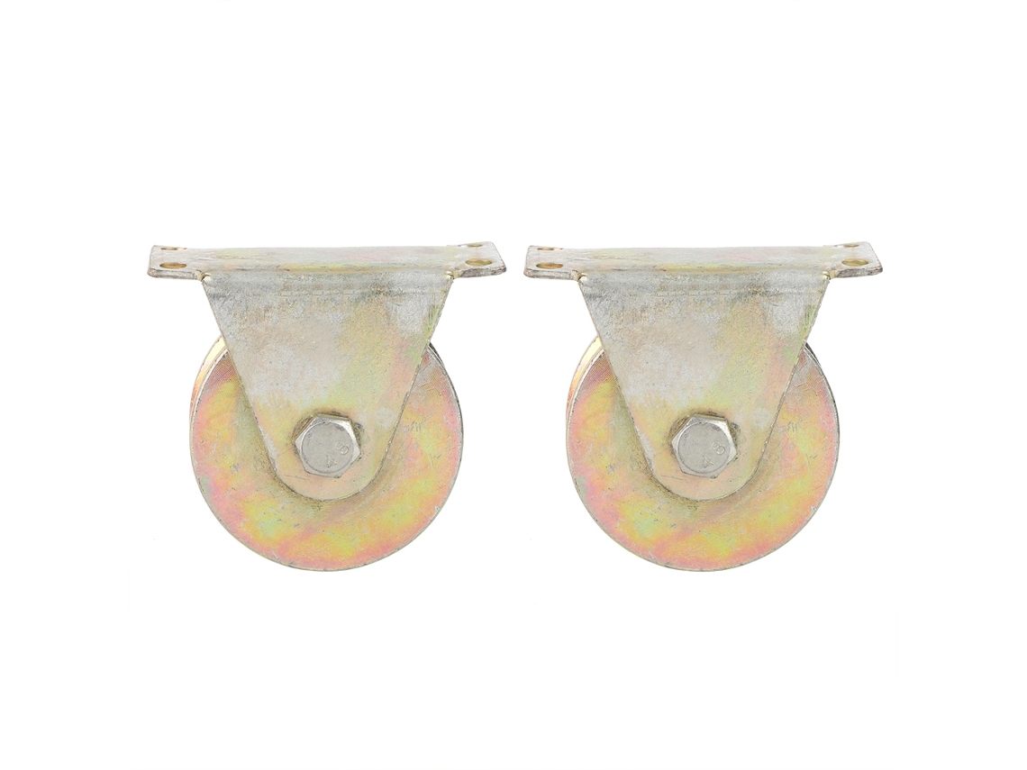 Laxiscreed Roldanas Para Porta De Correr 80mm De Aço, Pack Com 2 Unidades