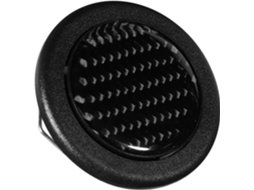 Capa Elegante Em Plástico Preto Para Botão Da Buzina Do Volante Do Carro, Fácil De Usar.