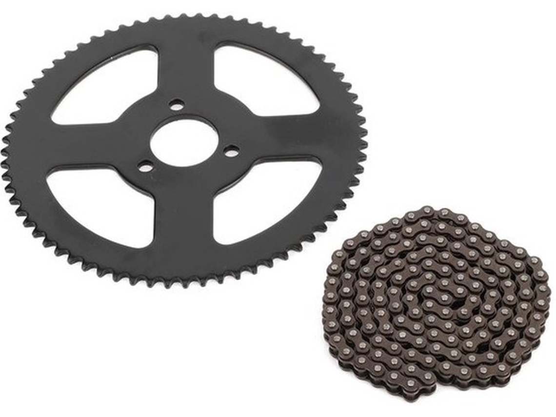 Keuze Voor 25h Ketting Achter Tandwiel - Duurzaam En Robuust - 144 Schakels - Eenvoudige Installatie - Geschikt Voor Mini Elektrische Motorfiets En...