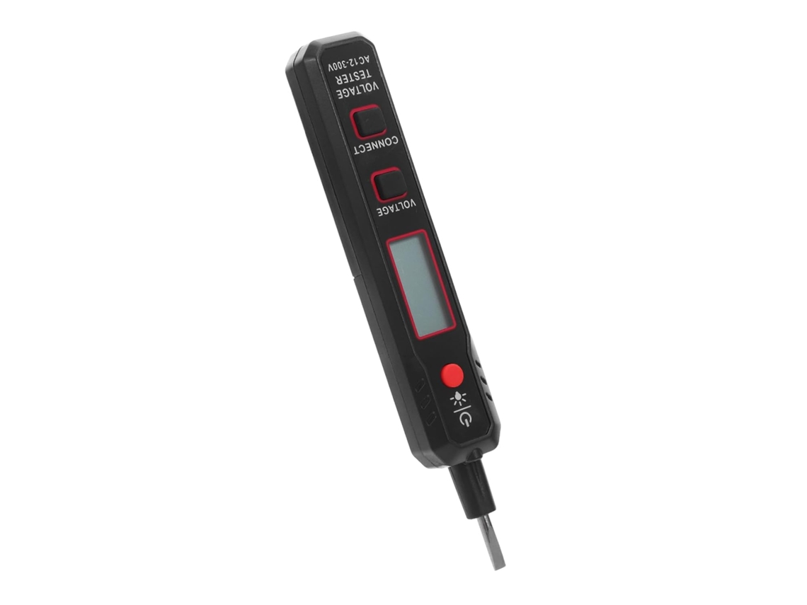 Testador De Tensão Digital Com Tela Lcd E Chave De Fenda De Ponta Chata Ferramenta Elétrica Para E Gokoco