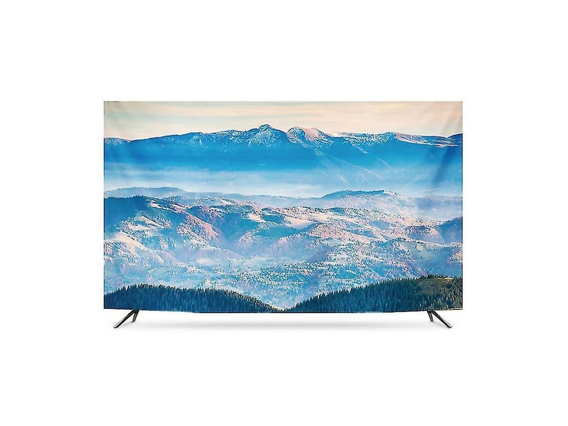 Capa Para Tv De Microfibra Lavável, Decoração Para Telas De 22 A 80 Polegadas-zscy