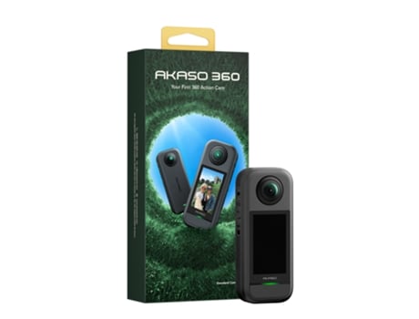 Action Cam 360º AKASO Standard Combo (5.7 K - 72 MP - Wi-Fi e Bluetooth)