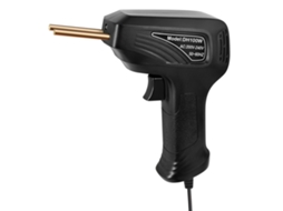 Kit portátil de reparo de rachaduras com máquina de solda plástica, grampeador térmico e luz LED.