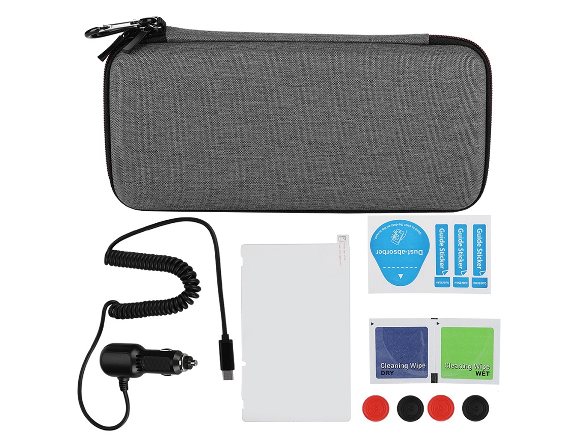 Mala de Viagem com Capa e Carregador Type c Nintendo Switch