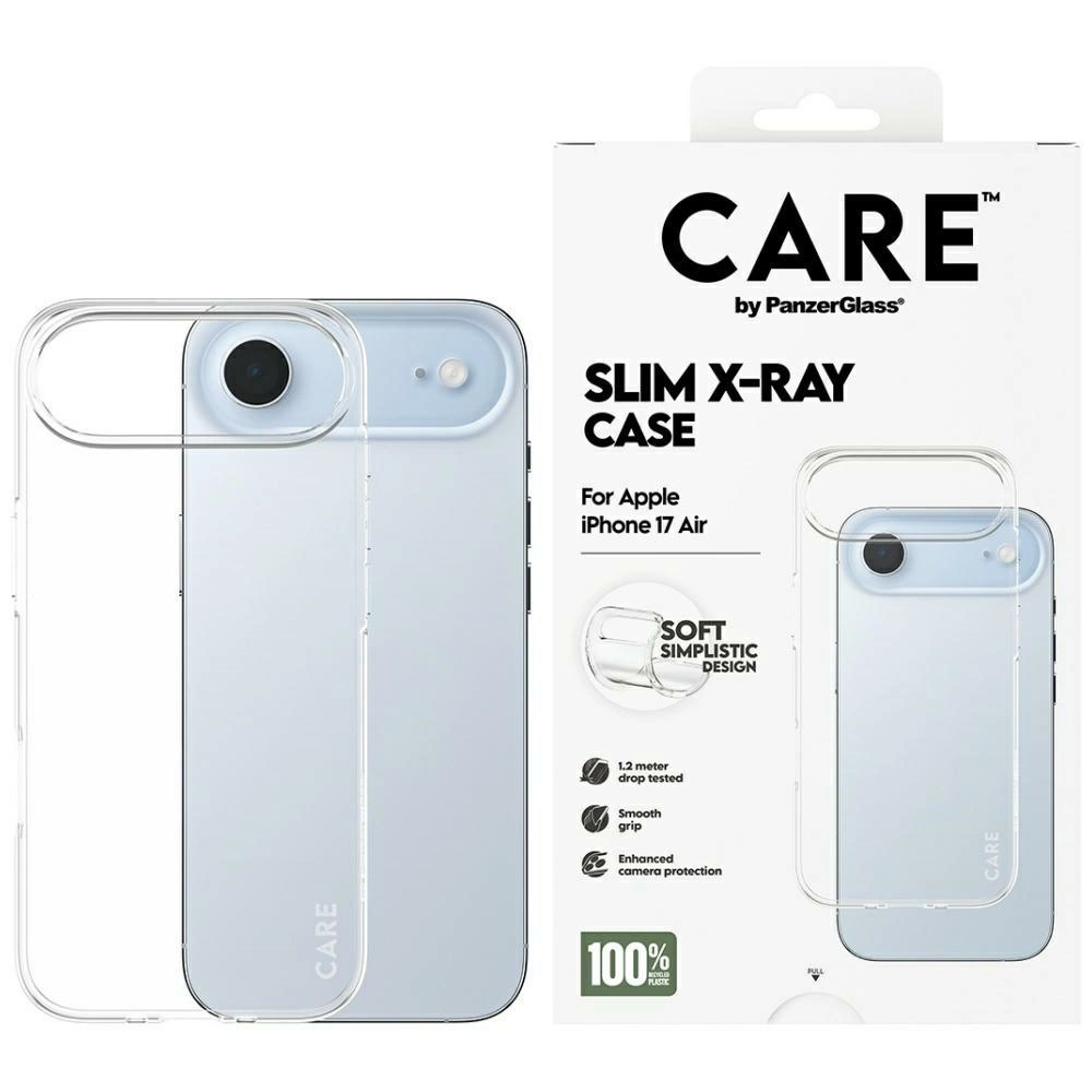 Capa Panzerglass Moderna Com Tecnologia Raio-x, Macia E Básica, Para Proteção De Iphone Air