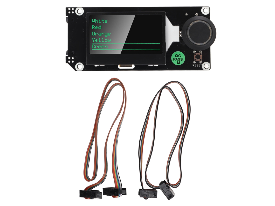 Tela LCD inteligente MKS Mini 12864 V3 com retroiluminação RGB para impressora 3D, painel de controle
