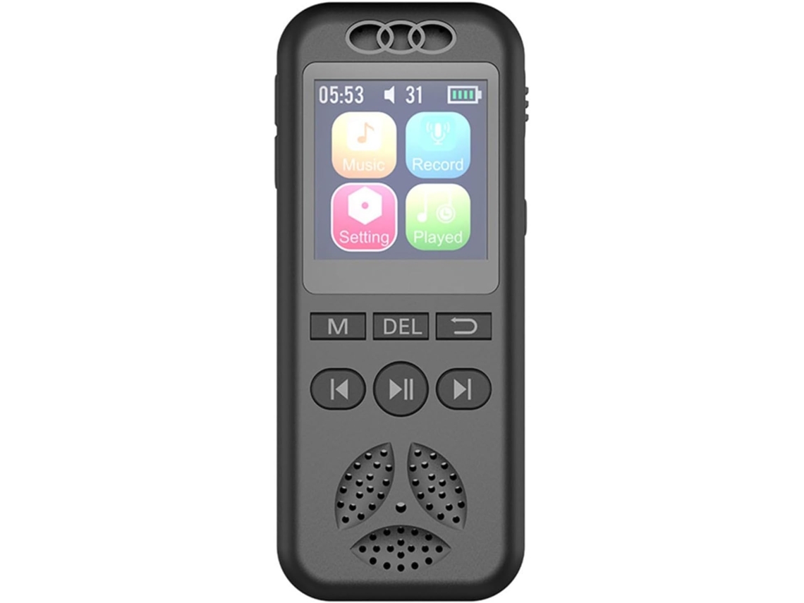 Gravador Voz Mp3 Numérico Supressão Ruído Adaptativo Redução Economia Energia Vocal Documentação Áudio Longo