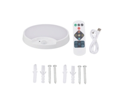 2026 luz de Teto Led com Sensor de Movimento 400lm 3 Temperaturas de Cor Recarregável Sem Fio com Controle Remoto