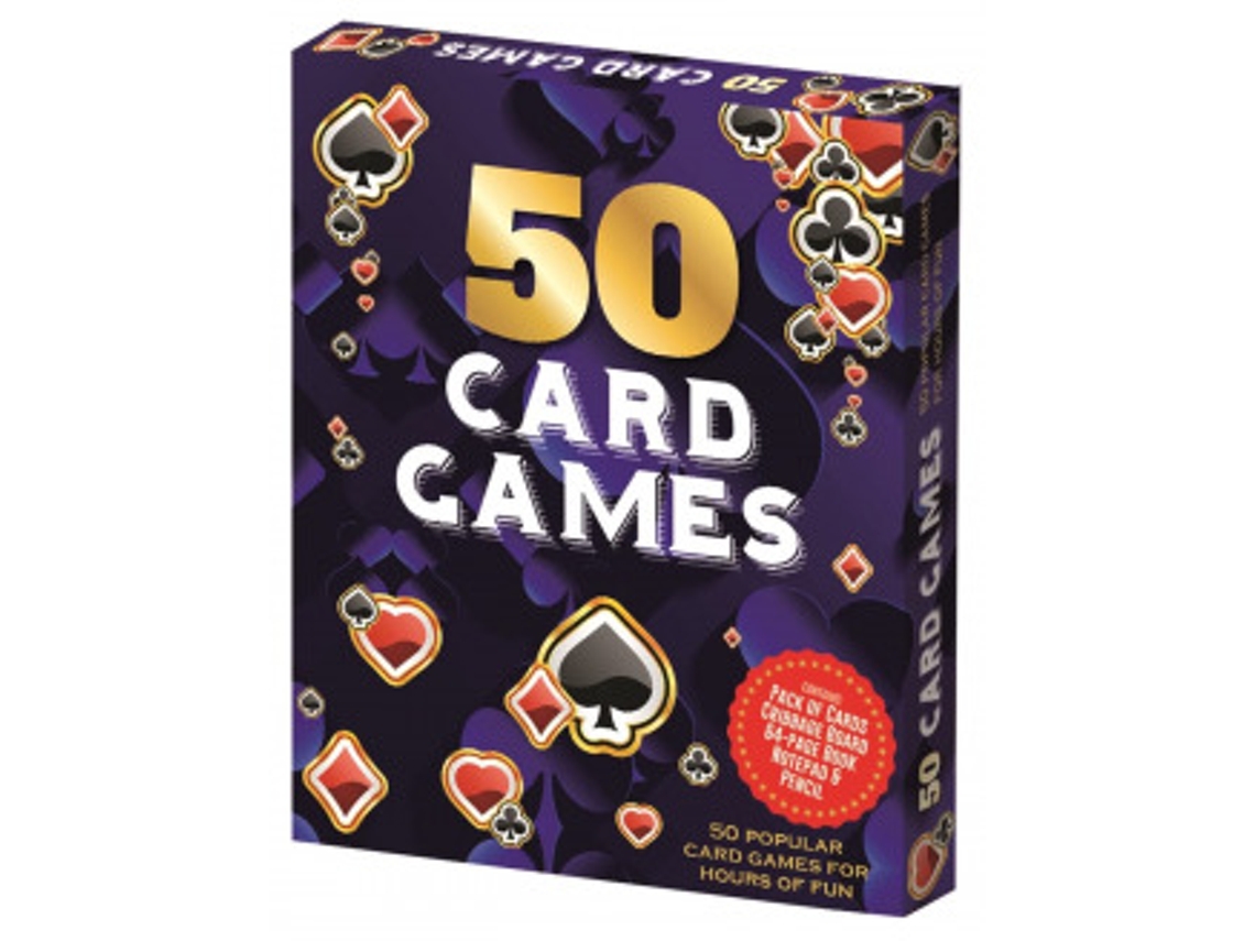 Livro 50 Card Games de e Igloobooks (Inglês)