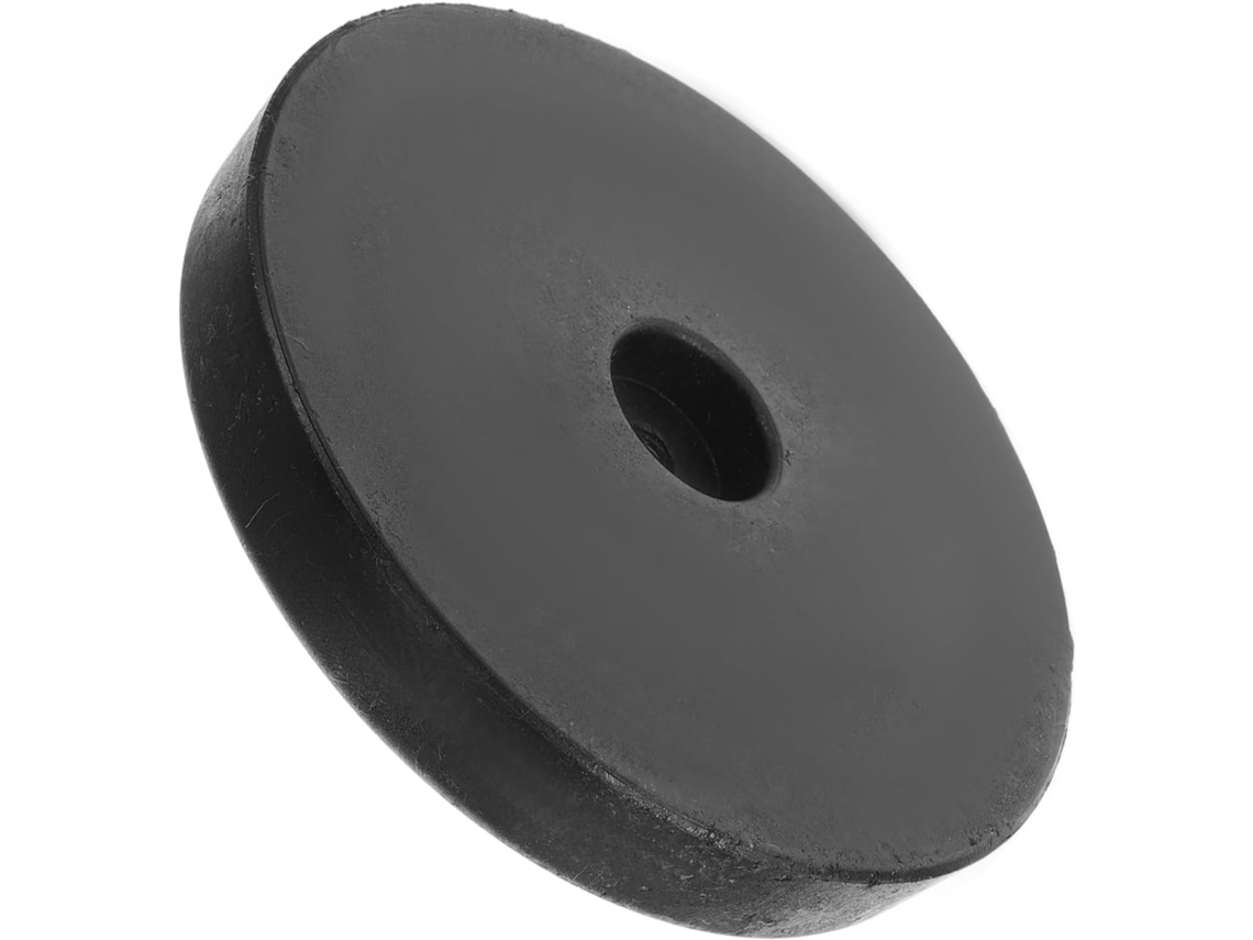 Base Redonda Preta Para Abajur De Mesa, Com Peso De Areia E Ferro, Base Estável.