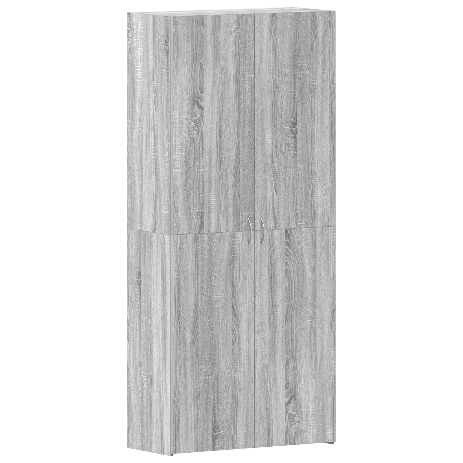 Conjunto 1 Organizador De Sapatos Vidaxl Cinzento Derivados De Madeira (80 X 35.5 X 180 Cm)