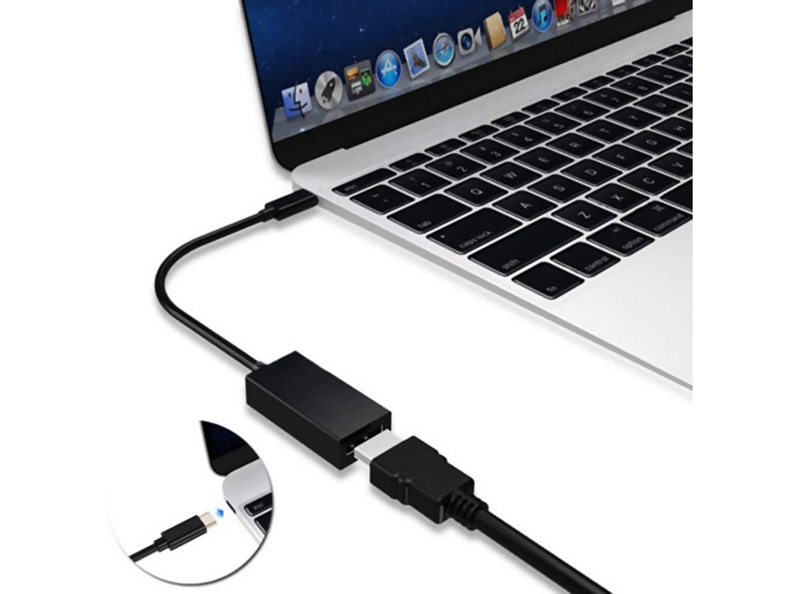 Cabo Usb C Type C Para Hdmi Hdtv Para Macbook Air 12 Polegadas*