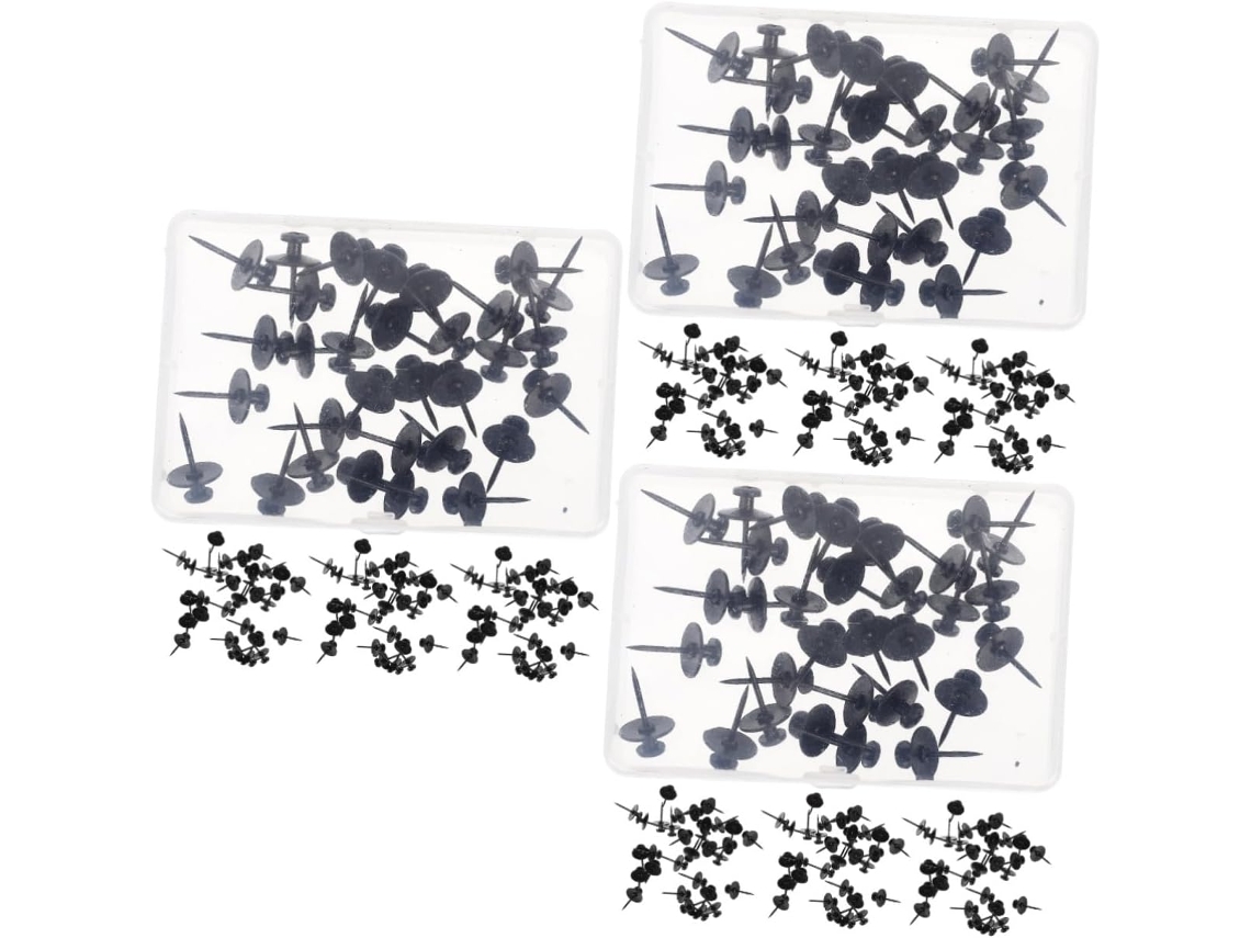 Conjunto De 90 Tachinhas Decorativas Metal Em Formato Estrela Para