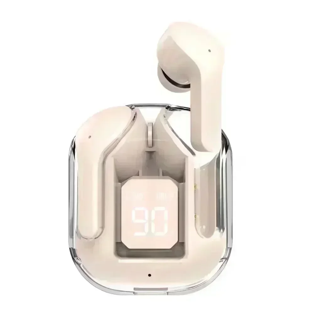 (rosa) Mini Fones De Ouvido Sem Fio Com Indicador De Bateria Led, Fones De Ouvido Estéreo Sem Fio Tws