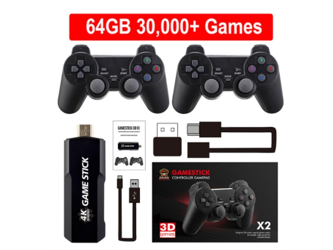 Console De Videogame Gd10 Com Controles Sem Fio, Tv 4k Hd, Console De Jogos Retrô, 50 Emuladores, Mais De 40.000 Jogos Para Ps1/n64/dc Ly Ebike
