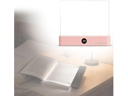 Luz De Leitura Recarregável Com Led Transparente, 3 Cores,