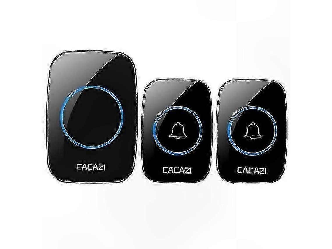 Campainha Inteligente Sem Fio Com Controle Remoto E Design À Prova D'água, Compatível Com Alertas De Segurança Residencial.