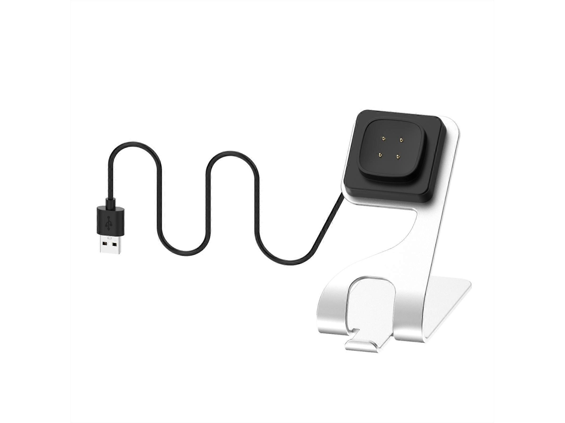 Carregador magnético de metal portátil para Fitbit Versa4/Sense2 (comprimento do cabo: 1,5 m) Hengrongshen