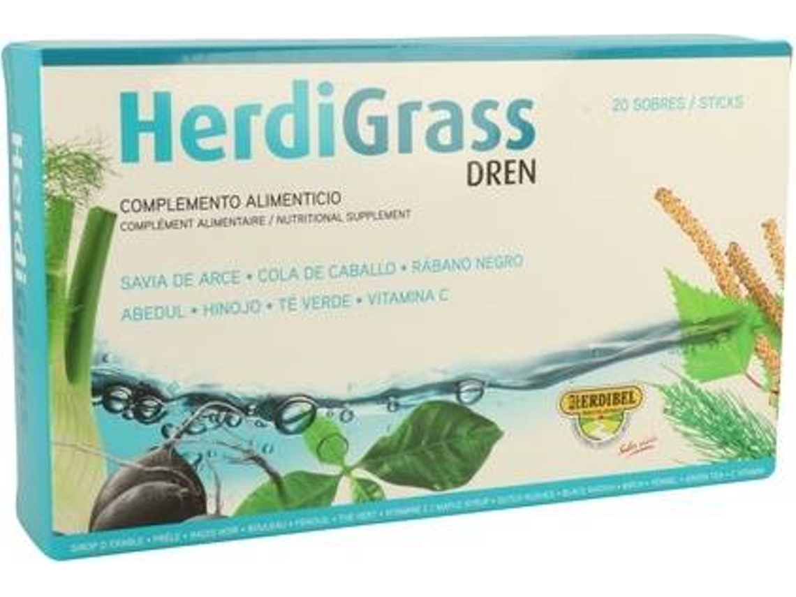 Suplemento Alimentar HERDIBEL Herdi Grass Dren (20 ampolas)