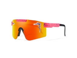 Óculos de sol unissex MDUG para ciclismo com proteção UV400 e lentes de polímero à prova de vento (modelo 17)
