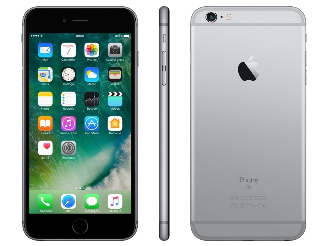 iPhone 6S Plus APPLE (Recondicionado Sinais de Uso - 128 GB - Cinzento Sideral)