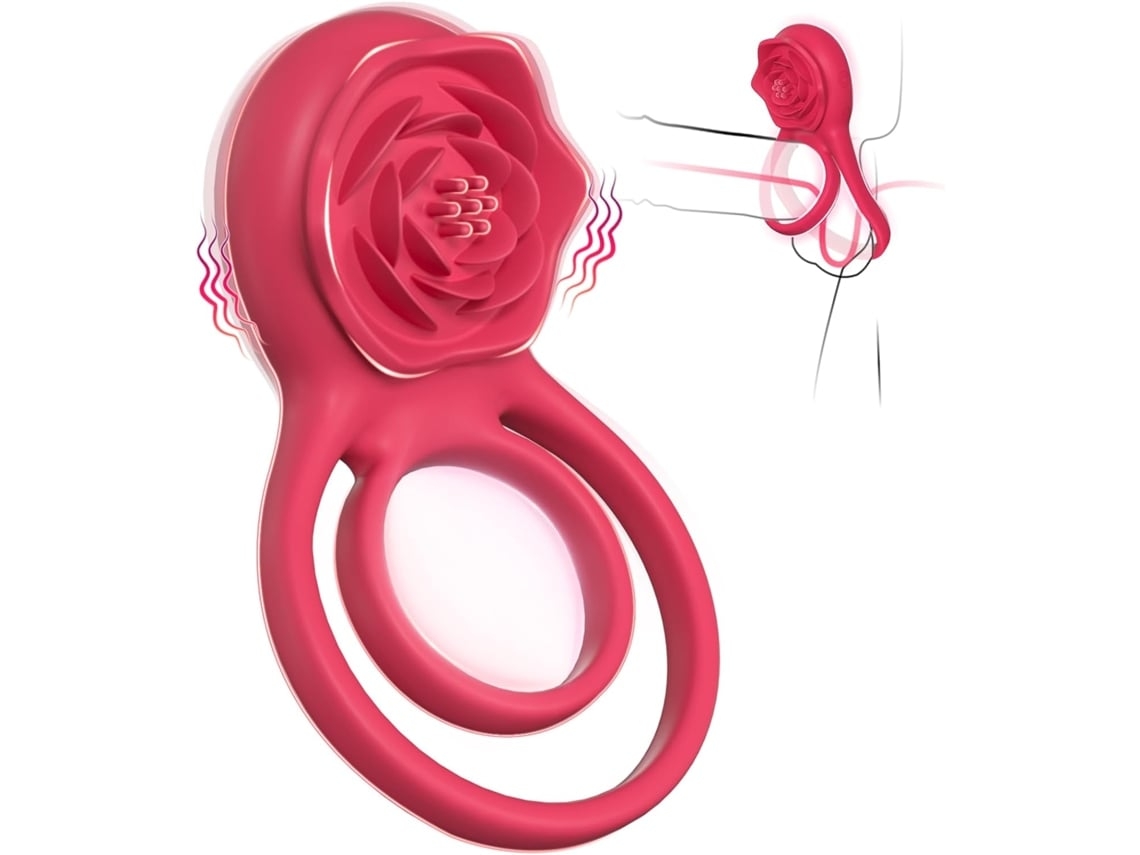 Vibrador Saisiyiky Vb-004 Anel Peniano-rose
