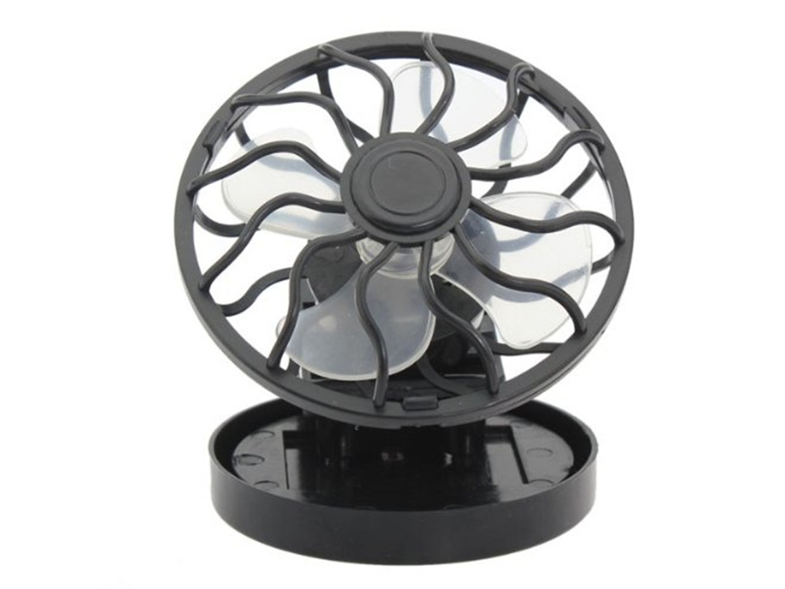 Ventilador Solar Redondo De 8 Cm