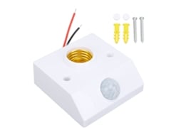 BASE DE LÂMPADA COM SENSOR IR S/MARCA