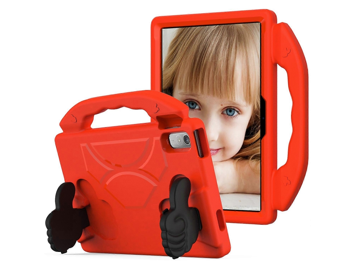 Capa Para Tablet Lenovo Tab P11 J606f Com Suporte Para Polegar E À Prova De Choque Em Eva.