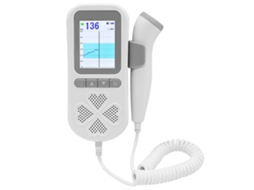 Primerox monitor Fetal Portátil para Casa Detector de Batimentos Cardíacos Bateria Powered com Tela Led