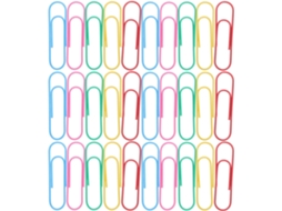 Conjunto de 100 clipes de metal jumbo, 10cm 4 polegadas, coloridos, ideias para mesa de escritório, projetos
