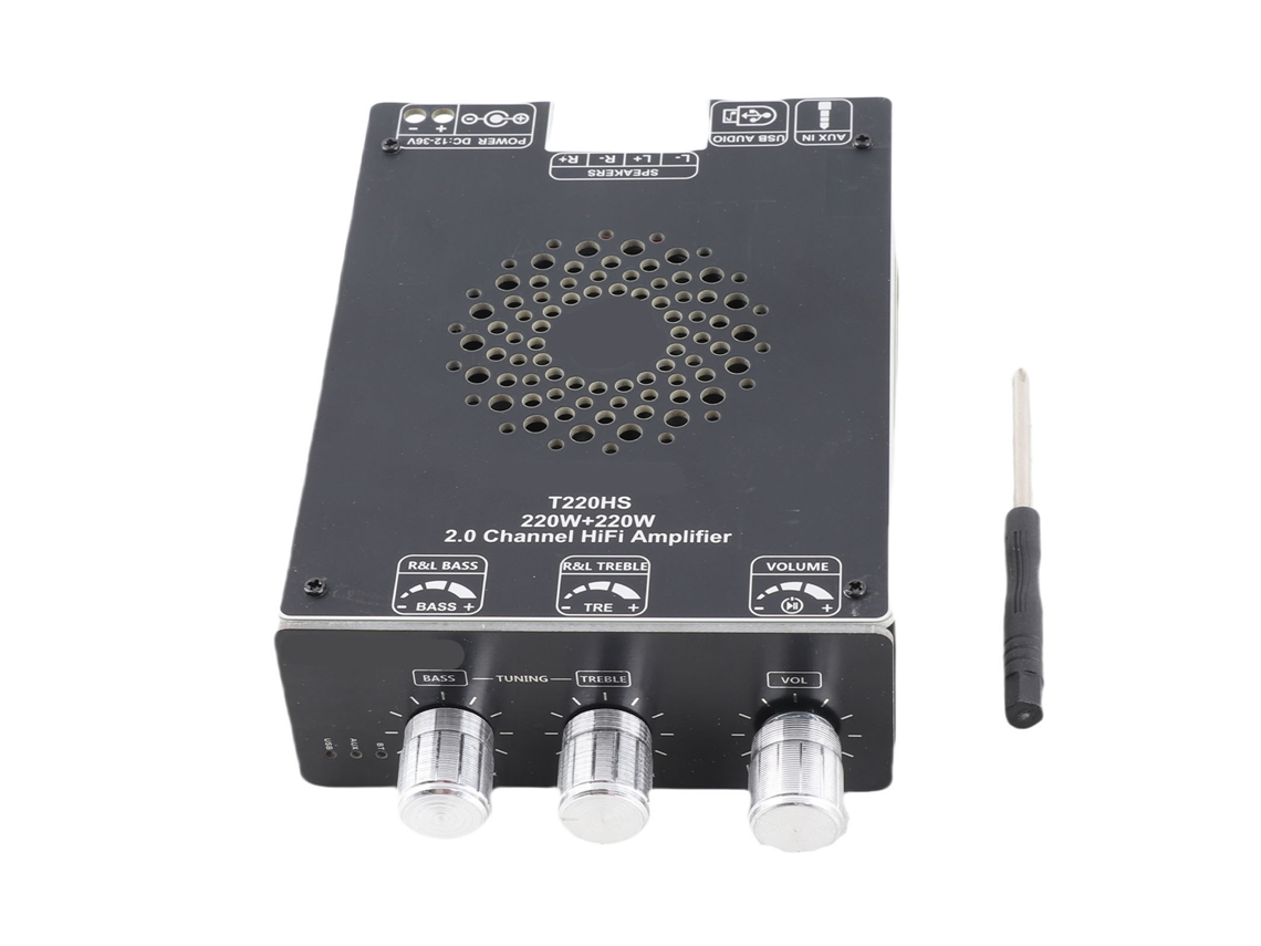 Placa de Amplificador Bluetooth 220w+220w EOOCOO