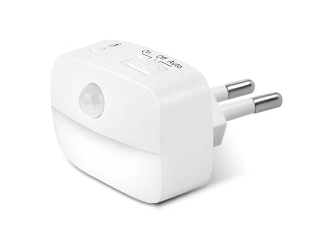 Luz noturna LED com sensor de movimento inteligente, ideal para casa, corredor, banheiro e hall de entrada. BRILVIBERA