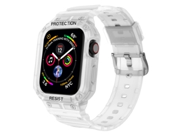 Capa com Bracelete Endurance All-In-One para Apple Watch Series 7 45Mm Clear