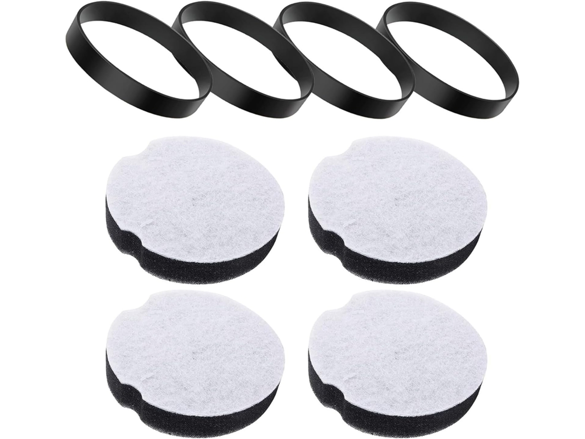 Conjunto De 4 Correias E Filtros Compatíveis Com Aspiradores Pó