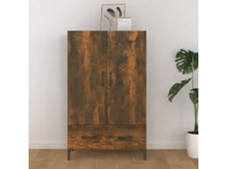 Armario alto 70x31x115 cm Madera procesada de roble ahumado