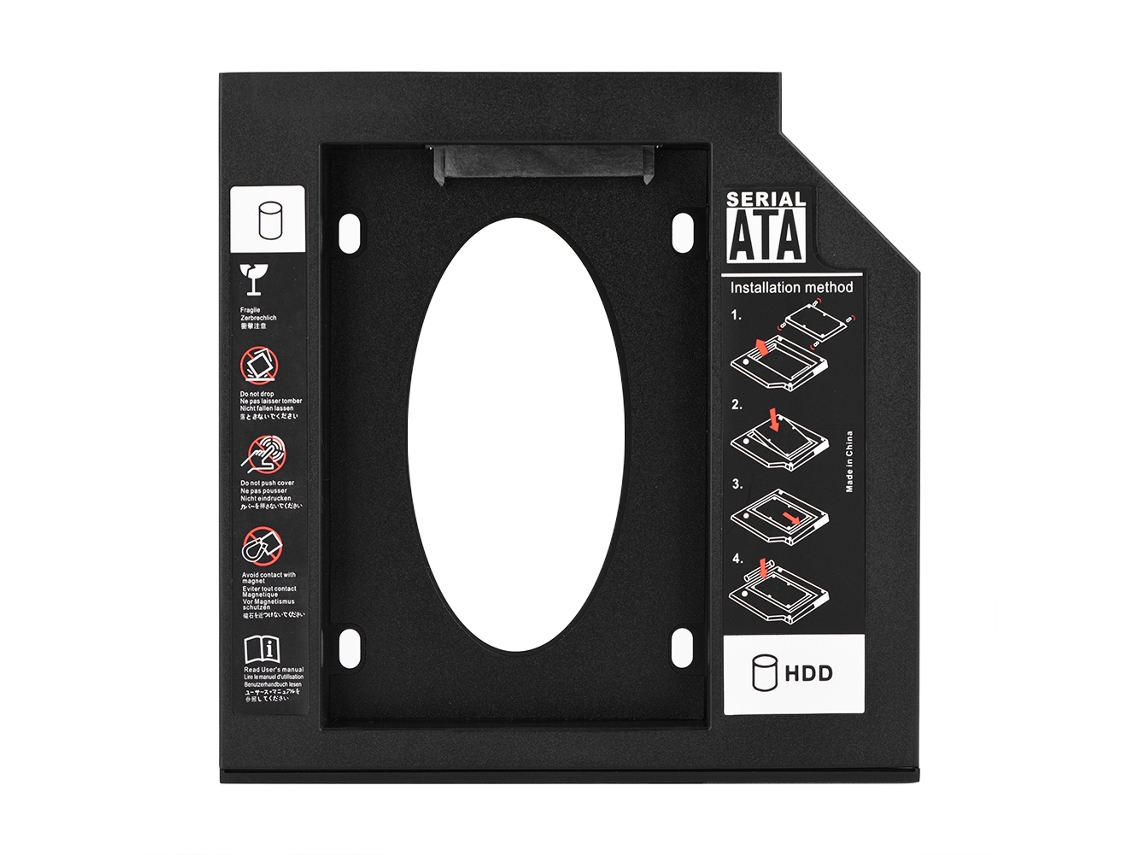Caddy De Disco Rígido (suporta Ssd E Hdd, Canal Duplo)