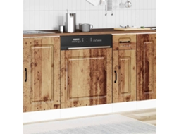 Vidaxl Painel Máquina Lavar Louça Kalmar 60x1,5x57 Cm Madeira Velha