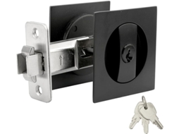 Fechadura de Porta Quadrada KNOBWELL privacidade durável em liga de zinco