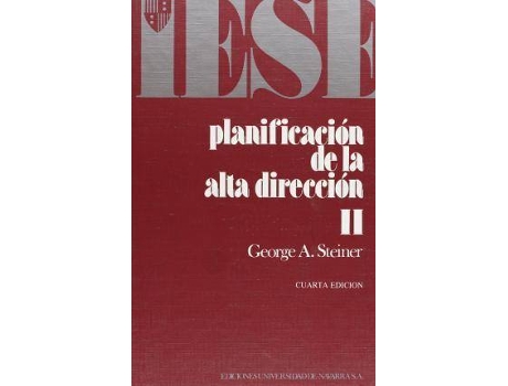 Livro Planificacion De La Alta Direc de Steiner George A. (Espanhol)