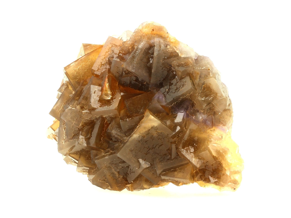 Fluorite Pedra Natural Da França Arbouet-Sussaute Cristal com Cores Roxas Cura Espiritual e Proteção 1518 0 Ct Certificado de TRENDYFLAIR