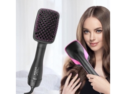 Escova Secadora Multifunção 2em1 Alisa e Modela, para Cabelo Seco/molhado, 3 Modos, Iônico Anti frizz, Uso Diário Doméstico STELASPLEN