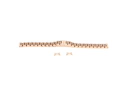 Pulseira De Relógio (aço Inox, Ajustável, Ouro Rosa)