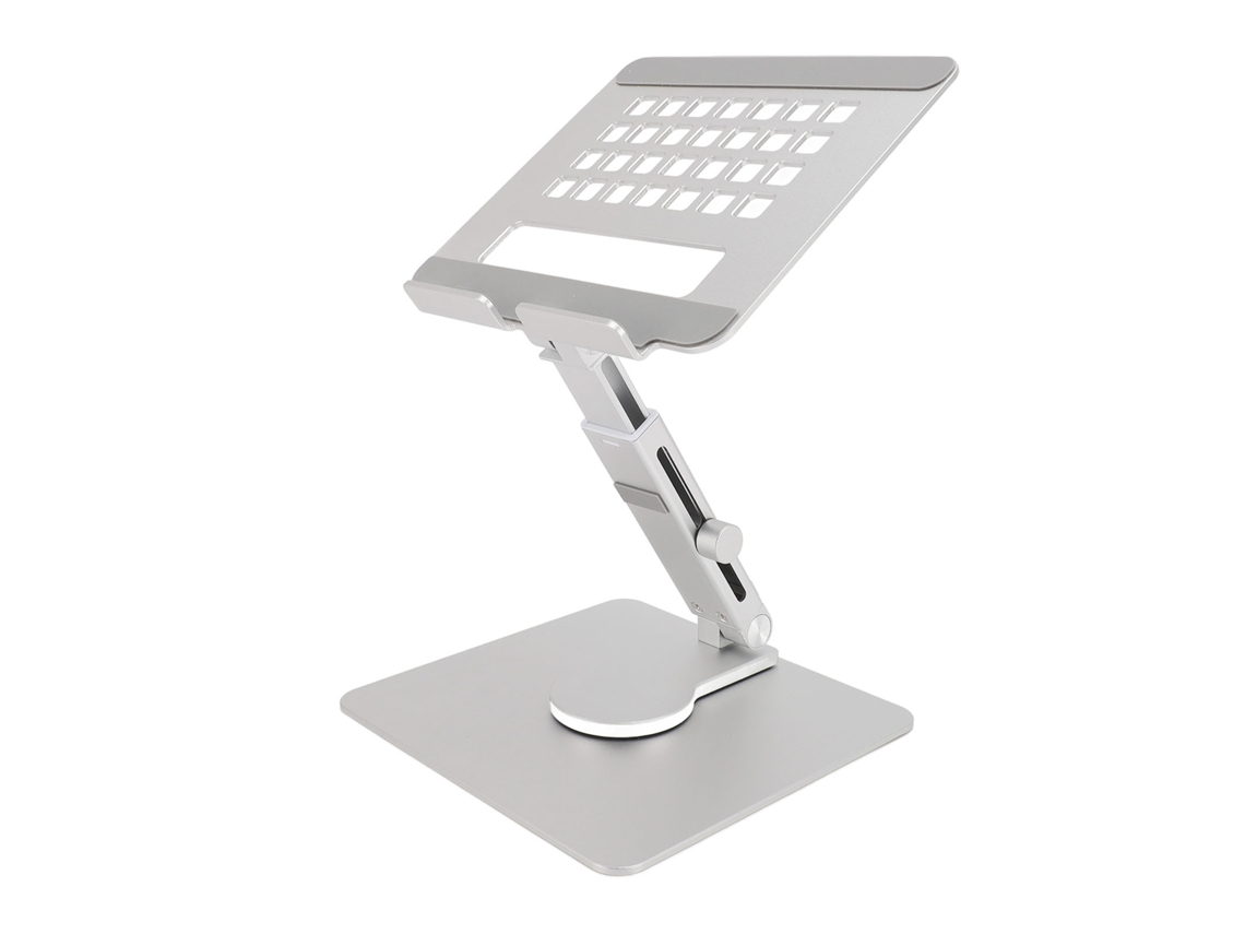 Raum-suporte Para Tablet E Laptop Com Rotação 360°, Altura Ajustável, Portátil Em Alumínio Para Tablets E Celulares De 14 Polegadas