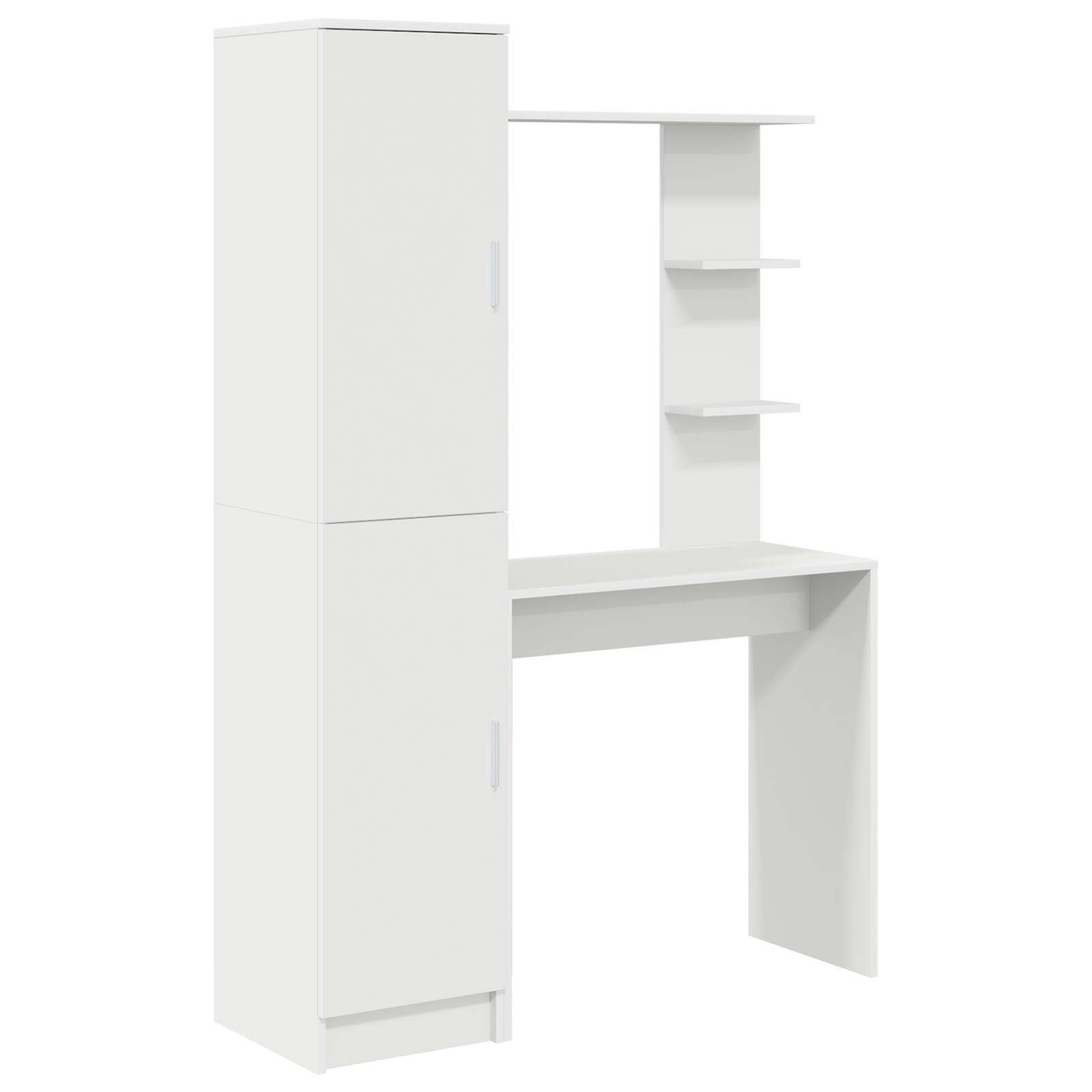Conjunto 2 Escrivaninha De Escritório Vidaxl Branco Derivados De Madeira (113.5 X 39 X 168 Cm)