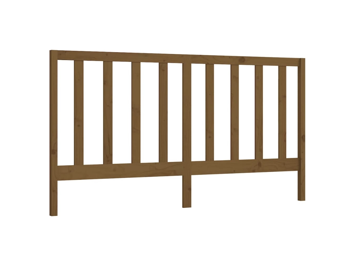 Bed Headboard, Bed Headboards Vidaxl Marrom Madeira De Pinho (206 X 100 Cm)