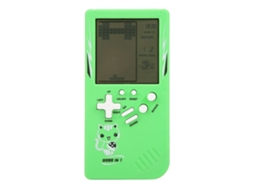 Primerox console Portátil de Jogos Clássico Grande Tela para Crianças Brinquedo Verde