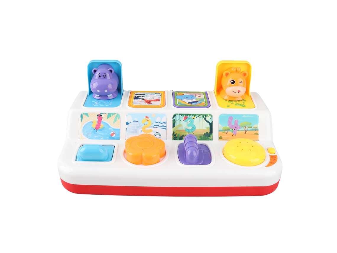 Ats brinquedo Interatsivo de Animais Pop Up com Luz, Música e Sons para Bebês: Desenvolvimento e Aprendizagem