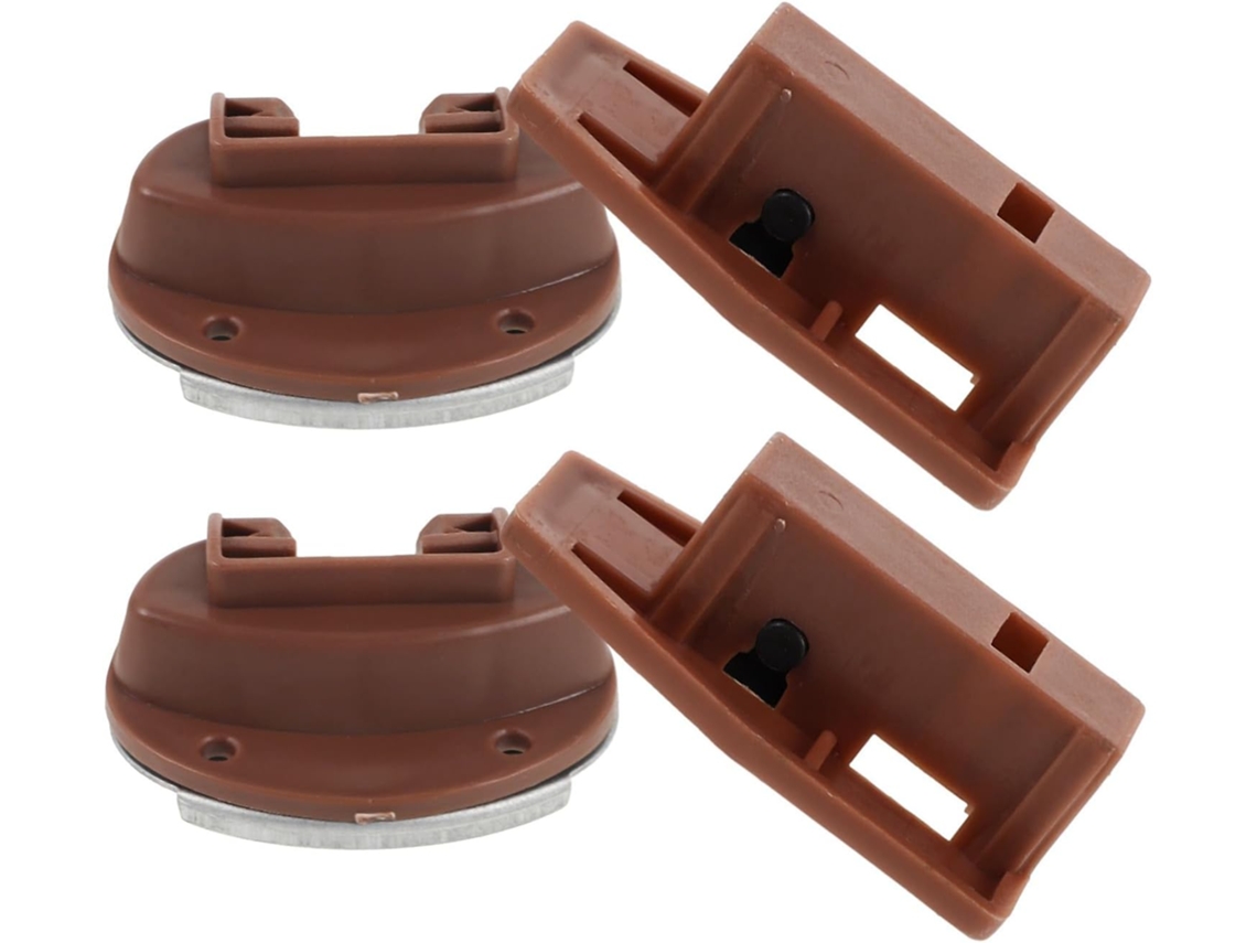 Kit De Reparo Batentes Para Corrediças Gaveta Coheali, 2 Conjuntos, Em Plástico E Metal, Resistente À Deformação
