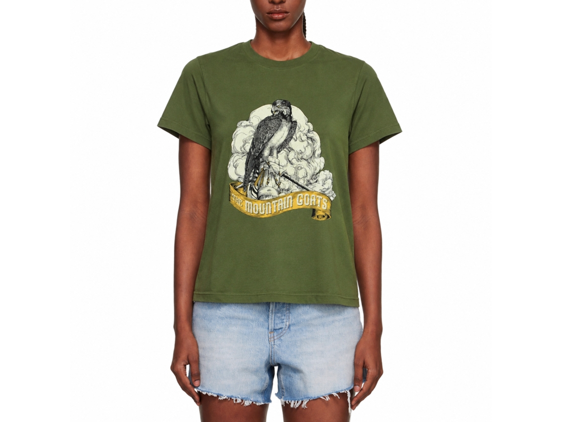 The Mountain Goats Green Hawk T-shirt Unisex Adults Size:xxxl